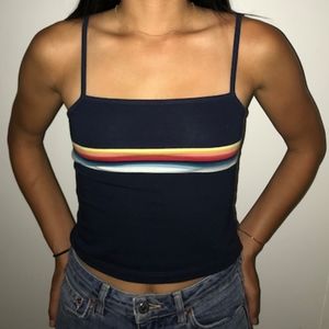 Brandy Melville Rainbow Faye Tank Top